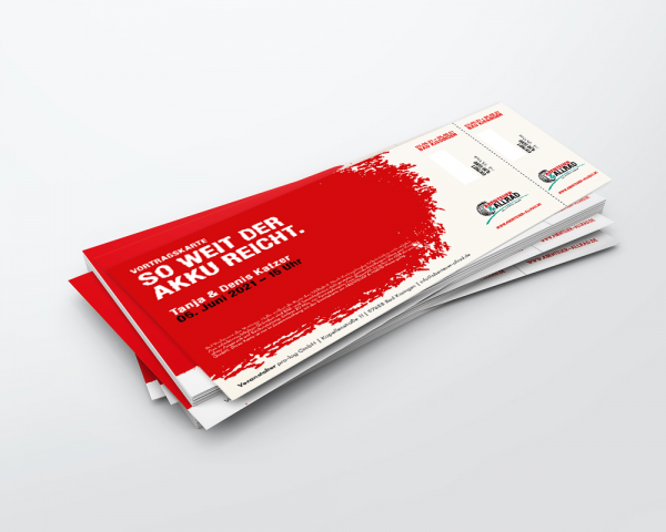 Lecture ticket - So weit der Akku reicht